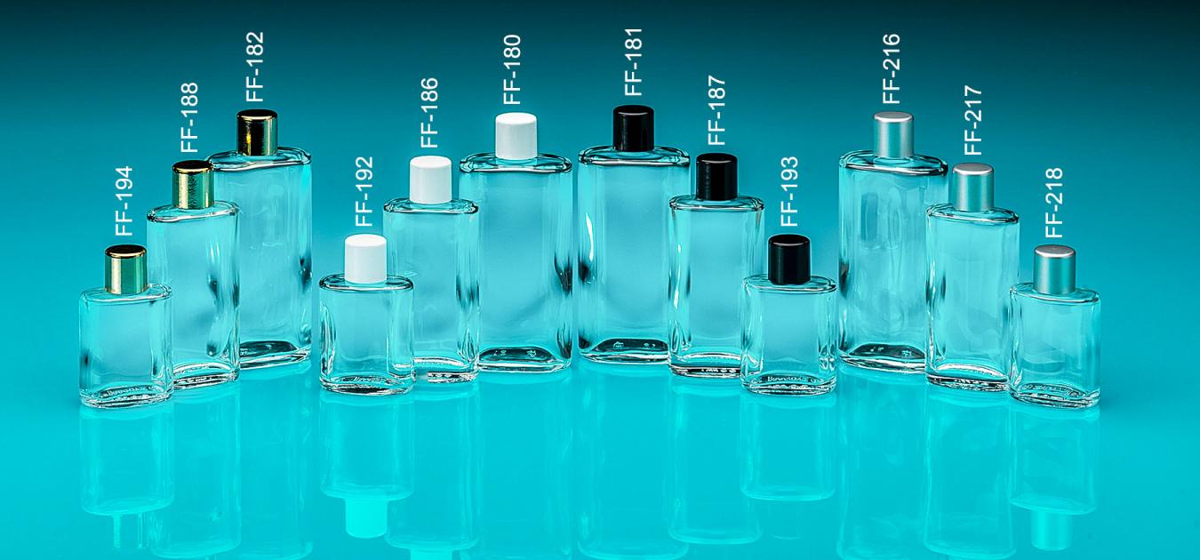 Glass Bottles Oval with Screw Lid