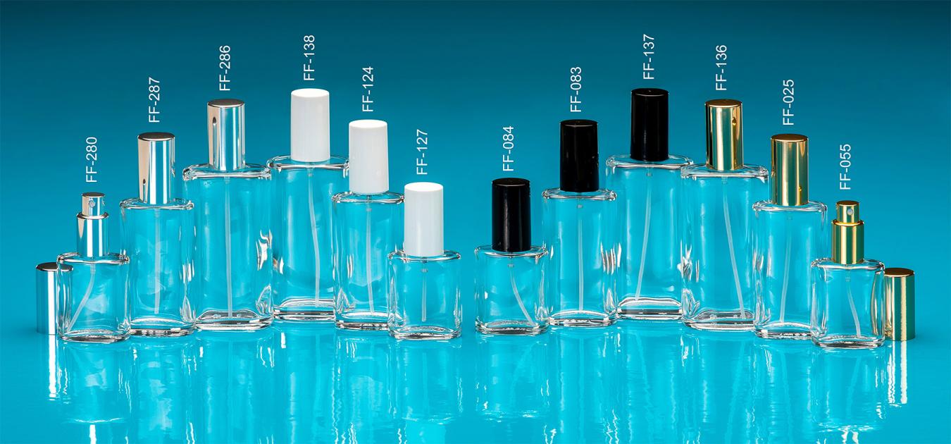 Glass Bottles with Spray Head