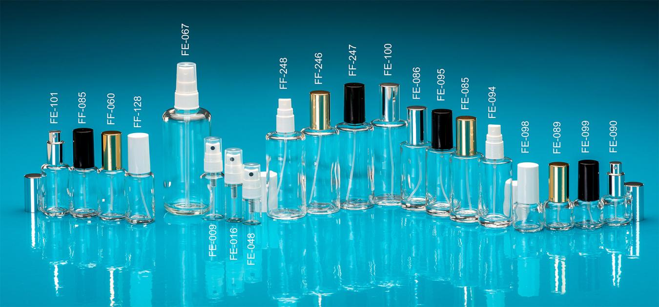 Glass Bottles with Spray Head