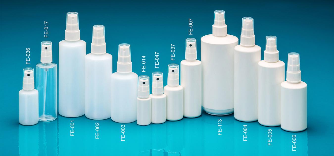 Plastic Bottles with Spray Head