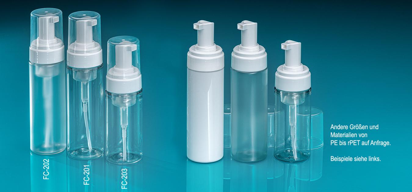 Plastic Bottles Foamer rPET