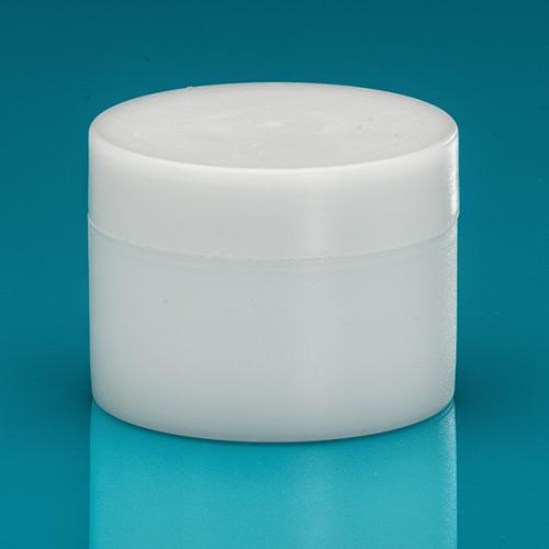 150 ml Dose natur Green PE, Deckel und Abdeckscheibe natur Green PE 