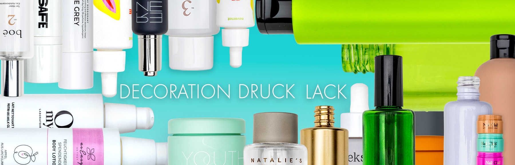 Dekoration Druck - Etikett - Lack